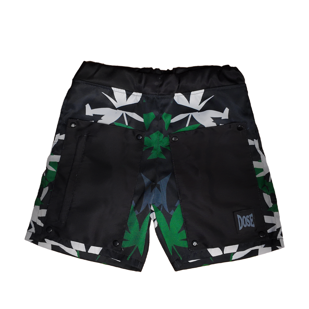 "FIELD ISSUE" HEMP CAMO SHORTS (GREEN)