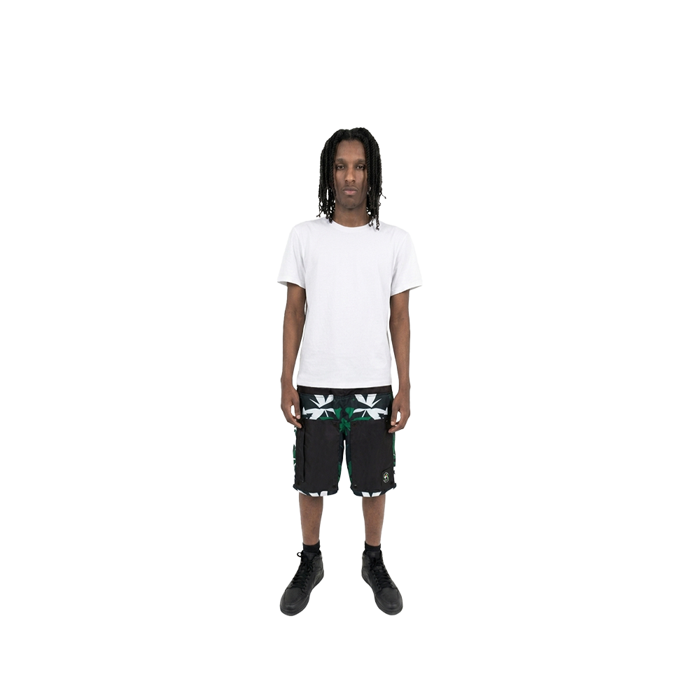 "FIELD ISSUE" HEMP CAMO SHORTS (GREEN)